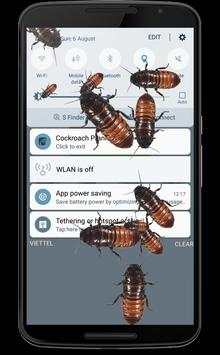 Cockroach run on screen prank screenshot 2