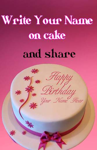 Cake with Name wishes - Write Name On Cake screenshot 1