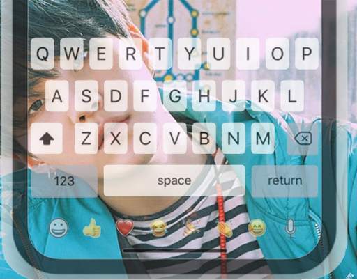 Keyboard Theme of Suga Cute स्क्रीनशॉट 4