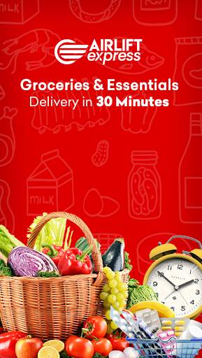 Airlift Express - Grocery & Pharmacy Delivery स्क्रीनशॉट 1