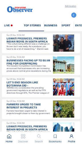 Eswatini Observer screenshot 2