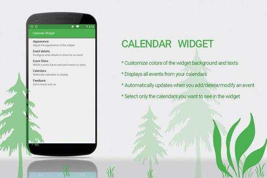 Calendar Widget screenshot 1