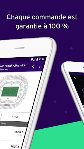 Billets StubHub screenshot 2