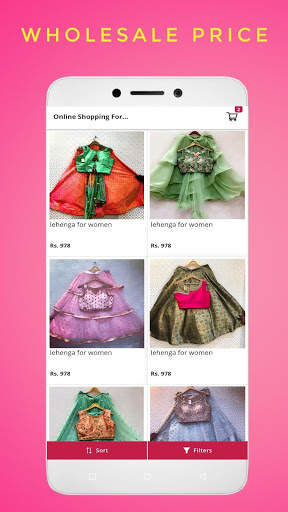 Lehanga Choli Online Shopping App India screenshot 2