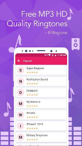 R Ringtone screenshot 1