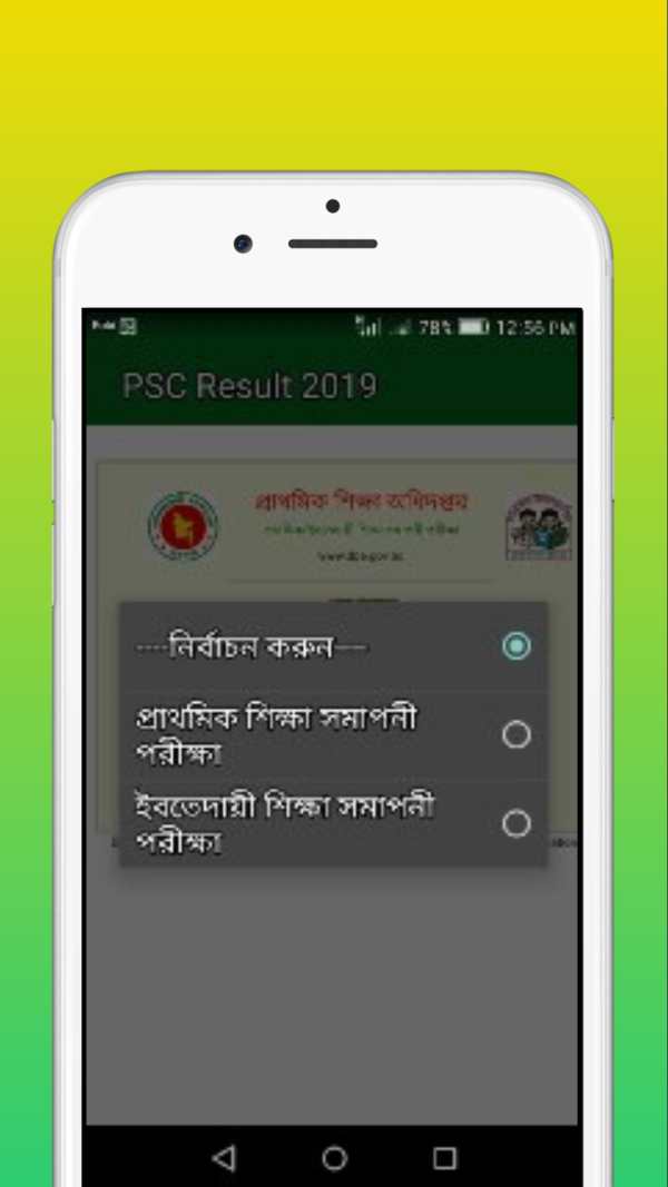 PSC Result 2019 (প্রাথমিক সমাপনী রেজাল্ট ২০১৯) स्क्रीनशॉट 2