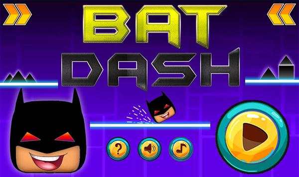 Geometry Bat Dash Game screenshot 1