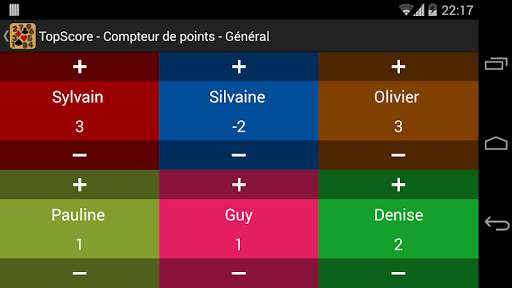TopScore - Compteur de points 3 تصوير الشاشة