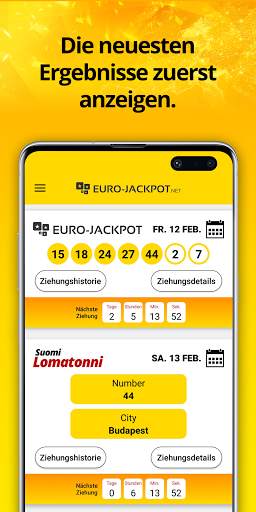 Eurojackpot screenshot 1