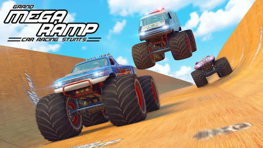 Grand Mega Ramp City Racing Car Stunt screenshot 2