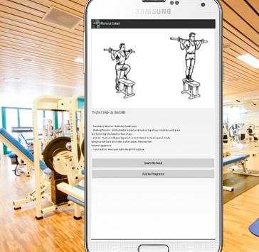 Bodybuilding Workout Trainer screenshot 4