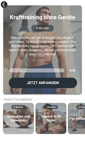 Workout Zuhause für Männer screenshot 3