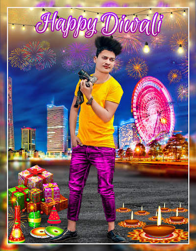 Diwali Photo Editor App screenshot 1