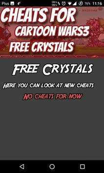 Cheats Hack For Cartoon Wars 3 screenshot 1