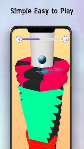 Stack Helix: 3D Ball Crush Drop Smasher screenshot 5