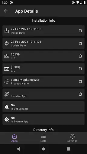 Apk Analyzer 6 تصوير الشاشة
