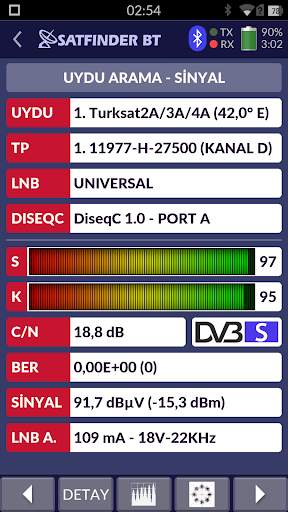 SATFINDER BT DVB-S2 screenshot 10