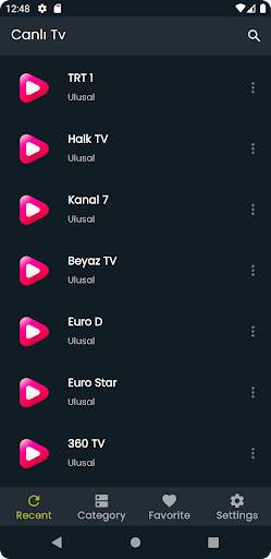 Canlı Tv - Mobil Tv Rehberi screenshot 3
