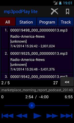 mp3podPlay lite Podcast Player screenshot 3