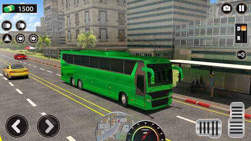 Bus Kota Mengemudi 3D-Game Bus screenshot 2