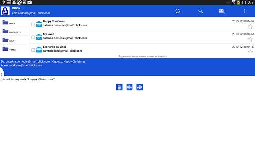 Mail1Click- Posta Cifrata screenshot 11