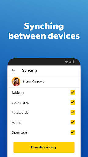 Yandex Browser with Protect screenshot 3