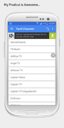 Tamil TV sat info screenshot 1