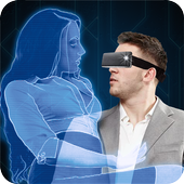 Virtual girl trick icon