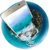 Underwater world 3D Theme&wallpaper (VR Panoramic) logo