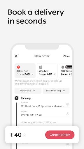 Wefast: Courier Delivery App screenshot 3