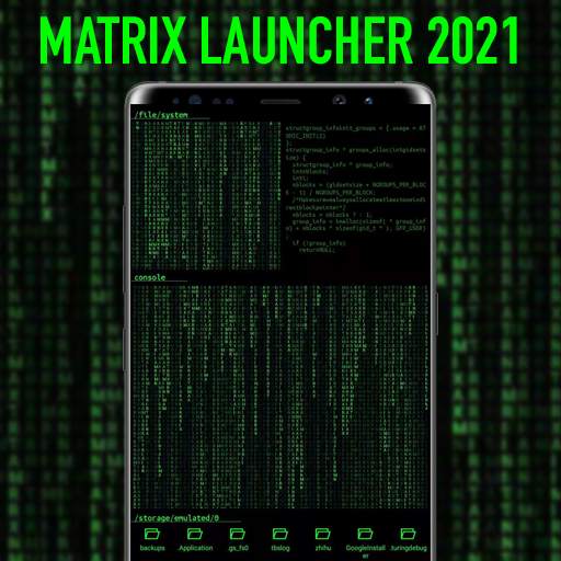 Matrix Launcher - Iris Hacker Themes 1.1.8