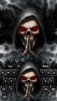 Death Devil Skull Keyboard Theme screenshot 3