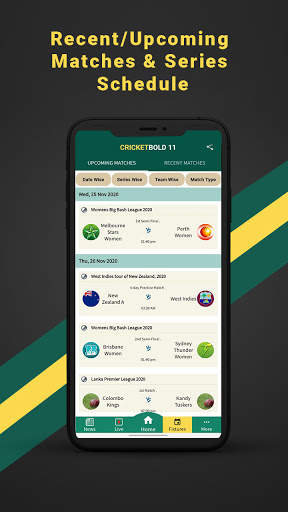 Cricket Bold 11 : Live Line & Score screenshot 8