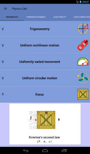 Physics Formulas - Physics Calc screenshot 9