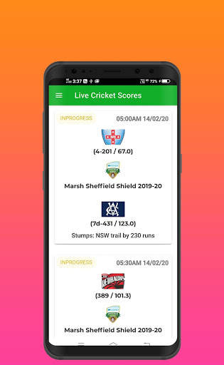 Cricket Score Hub - Live Cricket Scores screenshot 1
