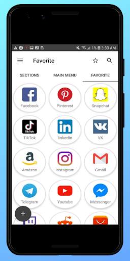 All in one social media & social network app 2020 screenshot 1