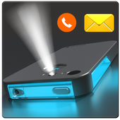 Flash Light on Call and SMS Pro icon