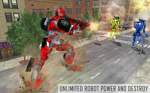 Super Shark Robot Wars - 3D Transform Game screenshot 6