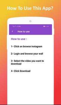 Video Downloader for Instagram -2020 screenshot 1