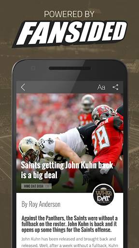 Who Dat Dish: News for New Orleans Saints Fans screenshot 2