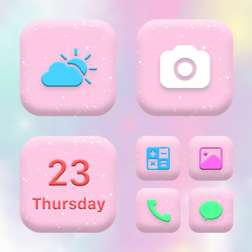 Wow Cute 3D Bunny Icon Pack icon