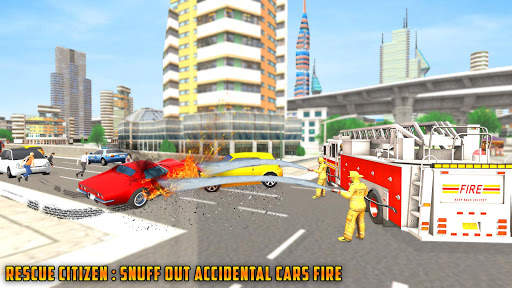 Firefighter Truck Driving Game screenshot 5