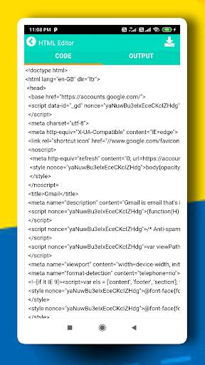 HTML CSS viewer, source code editor, web inspector скриншот 5