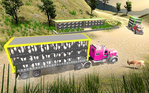 Chicken Poultry Truck Driving Game screenshot 2