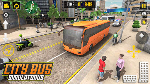 Modern Bus Coach Driving Games screenshot 18