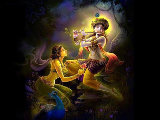 Lord Krishna Live Wallpaper HD screenshot 2