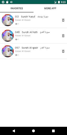 Holy Quran Yasser Al Dosari Offline 2020 screenshot 3