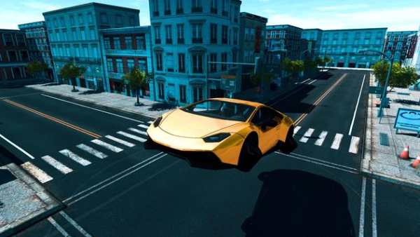 Futuristic Flying Car Driving screenshot 2