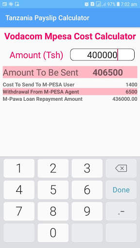 Tanzania Payslip Calculator screenshot 6