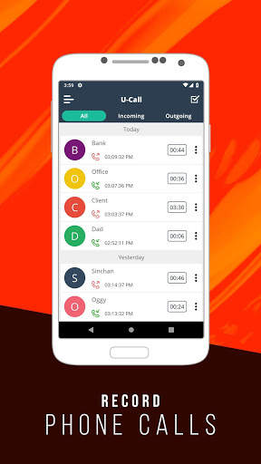 Call Recorder - Automatic Call Recorder - Ucall 3 تصوير الشاشة